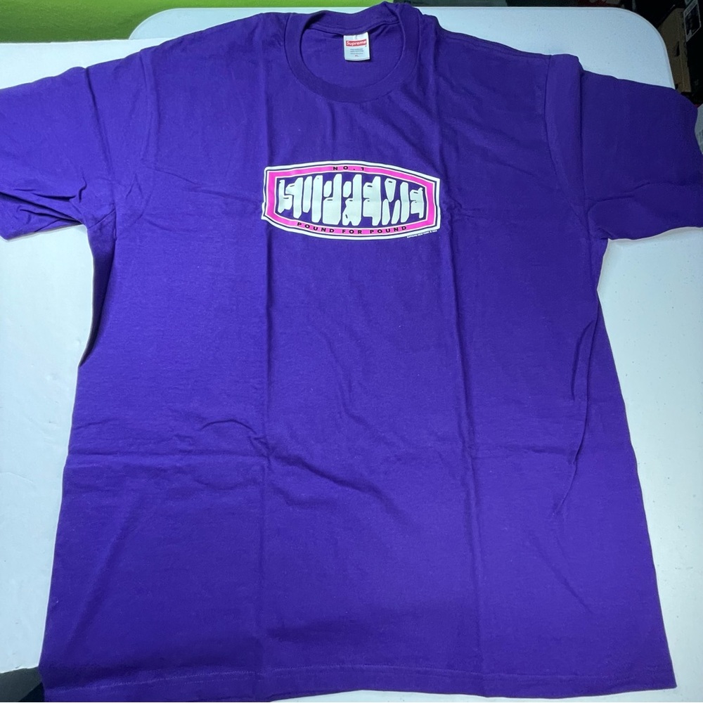Supreme Pound Tee Shirt Mens XL Size Purple Color